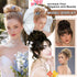 MORICA Messy Hair Bun Hair Scrunchies Extension, Curly Wavy Synthetic Chignon Hairpieces for Women (4/30#)