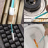 100PCS Disposable Crevice Cleaning Brush Tool Kit | Toilet Brush Disposable, Toilet Seat Cleaner Tool Disposable