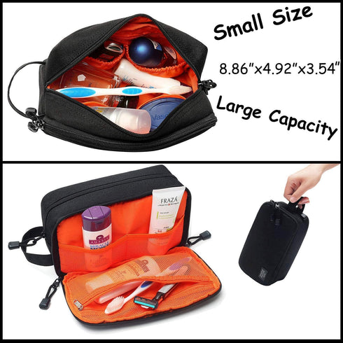 Mens Toiletry Bag - Waterproof Organizer Travel Shaving Dopp Kit, Perfect Travel Accessory Gift