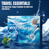 Packets 12 (Pack 20) Portable Travel Size Mouthwash - Mini Mint Mouthwash for Adults, Alcohol & Fluoride-Free, Freshens