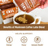 Packets (10 Count) OM MUSHROOM SUPERFOOD Coffee Latte Blend Functional Mushroom Powder with Lions Mane, Cordyceps