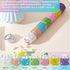 Bling Pill Case 7 Day - Rhinestone Keychain Weekly Pill Holder with Glitter Crystal Box for Women, 7 Color Compartments