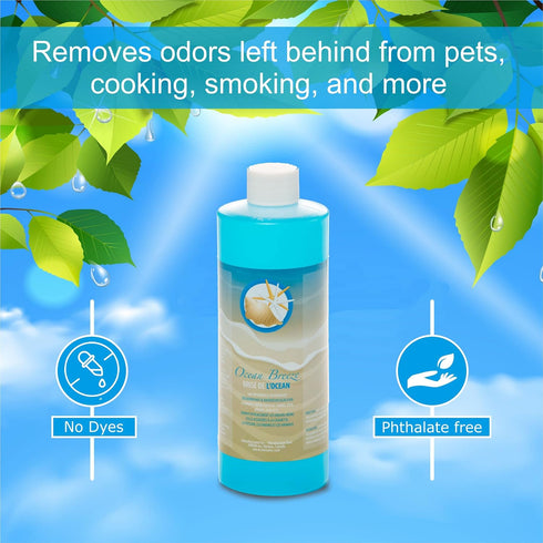 Sirena Vacuum Ocean Breeze Fragrance - Room Deodorizer and Air Sanitizer, Removes Pet and Cooking Odors