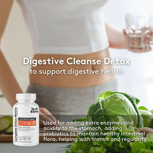 CandEase & Complete Detox Pills | Body Alkalise Restoring Normal Acidity Level & Gut Health Support