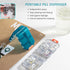 NCGDPZY 81 10 2-Pack) Portable Pill Organizer with Labels & Strong Lock - Travel Pill Case, Compartments