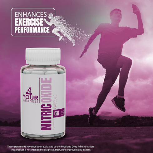 Nitric Oxide Supplement, Gluten Free, Non-GMO, Kosher, Boosting Blood Pressure & Production (60 Count)