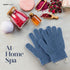 MainBasics Exfoliating Bath Gloves for Shower, Heavy-Textured Nylon Fiber Body Exfoliator (1 Pair, Pigeon Blue)