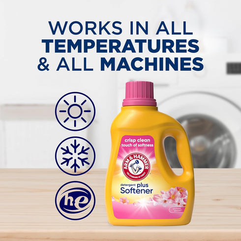 HAMMER 77 100.5 oz ARM & Plus a Touch of Softener, Loads, Liquid Laundry Detergent, Fl