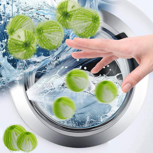 Pet Hair Remover for Laundry, 12 PCS Reusable Lint Catcher, Washing Machine Hair Catcher, Dryer Balls for Dog Cat Fur