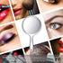 Jetec Double-Sided Hand Mirror - Handheld 1X/2X Magnifying Mirror with Handle, Rounded Shape Makeup Mirror (Clear)