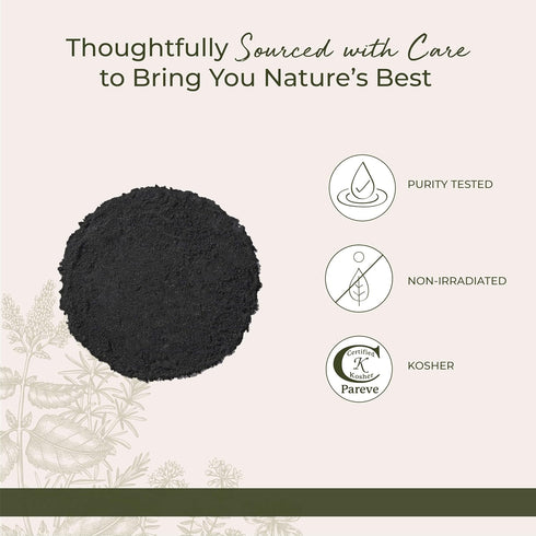 Starwest Botanicals Activated Hardwood Charcoal Powder, Food Grade, 4 oz Bag for Teeth Whitening & Skin Care