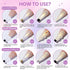 Pearl Gel Nail Polish - 12 Colors Shimmer Mermaid Nail Gel Polish, Soak Off UV Gel for Nail Art DIY at Home