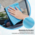 Microfiber Cloth, 6 Pack Window Cleaning Cloths, Reusable Lint Free Towels for Glasses, Screens, Mirrors, Windshields