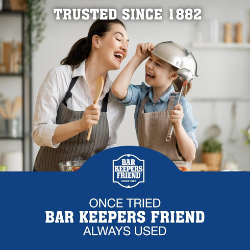 Bar Keepers Friend Stainless Steel Cleaner, 2 x 16 oz Spray, Removes Fingerprints & Stains without Scratching