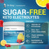 Dr. Berg Zero Sugar Hydration Keto Electrolyte Powder - Raspberry & Lemon Flavor - 50 Servings - 1000 mg Potassium &