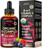 USDA Organic Vitamin B-Complex Liquid Drops, 2 fl. oz - B5, B12, B1, B6, B7, B9, B3