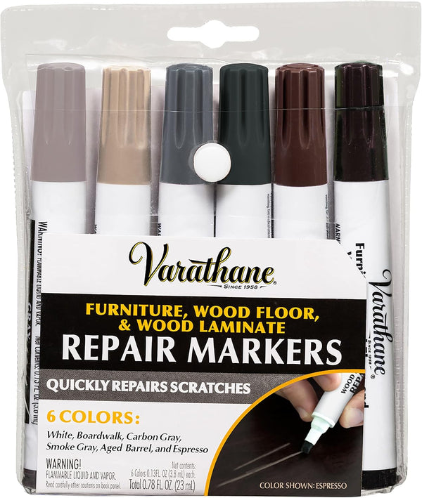 Varathane 374189 Wood Stain Repair Marker Kit, Assorted Cool Tone for Wood Finishing