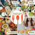 150 Pack Orange Plastic Silverware - Heavy Duty Cutlery with 50 Forks, 50 Spoons, 50 Knives for Parties