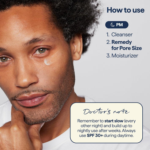 Remedy for Pore Size, Large Pore Minimizer with Retinol & Niacinamide for Uneven Texture