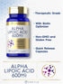 Carlyle Alpha Lipoic Acid 600mg with Biotin Optimizer, 90 Capsules, Non-GMO & Gluten Free Supplement