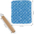 Reusable Paper Towels Roll | Washable Cotton Flannel Towels w/Cardboard Roll | Fits on All Holders (Waves, 12 Towels)