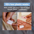 Set 3 Reseio Eco Toothbrush with Replaceable HeadsSoft BristlesPlastic-FreeBPA-FreeSustainable Oral CareTravel Pouch