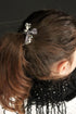 Kenz Laurenz Black Hair Ties, 20 Pack, No Crease Ouchless Elastic Ponytail Holders