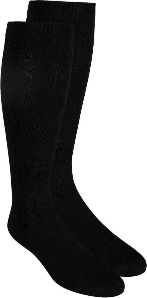 Truform 1934BL-S Compression Socks (20-30 mmHg, Men's Gym Socks, Knee High, Black, Small)