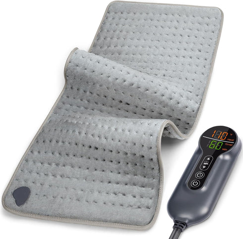 Jubeoyey Heating Pad - Electric Heating Pad for Back Pain and Cramps Relief,