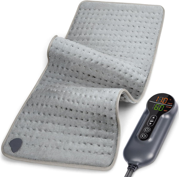 Jubeoyey Heating Pad - Electric Heating Pad for Back Pain and Cramps Relief,