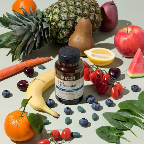 Nature's Sunshine Super Supplemental w/o Iron, 120 Tabs for Overall Health
