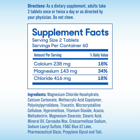 SlowMag Muscle + Heart Magnesium Chloride with Calcium Supplement to Support Muscle Relaxation, Occasional Muscle Cramping & Heart Health, High Absorption, 120 Count