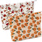 2Pcs Daisy Flower Makeup Bag, Large Floral Cosmetic Pouch Set for Women, Portable Toiletry Bag