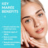 MAREE Eye Gels for Puffy Eyes, Dark Circles, Anti-Aging Eye Mask with Marine Collagen & Hyaluronic Acid