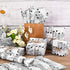 100 Sheets Musical Notes Tissue Paper, Black White Staff Pattern Gift Wrapping for Parties, 19.7 x 13.8 Inch