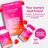 Pink Stork Prenatal Iron Supplement Gummies for Women, 20 mg with Vitamin C, Grape Chewable for Deficiency, Energy,