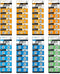Watch Batteries 80PCS - AG0, AG1, AG3, AG4, AG6, AG7, AG10, AG13, 1.5V Alkaline LR41 LR44 Assorted