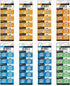 Watch Batteries 80PCS - AG0, AG1, AG3, AG4, AG6, AG7, AG10, AG13, 1.5V Alkaline LR41 LR44 Assorted