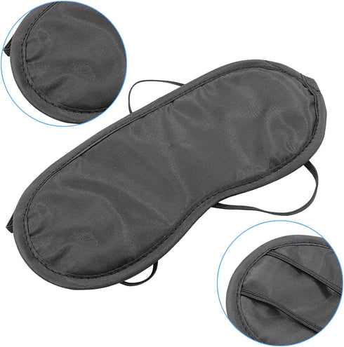 12 PCS Satin Games Sleep Mask Eye Mask Blindfold for Men & Women, Night Eyeshade for Travel Nap