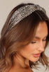 Knotted Fashion Hairbands for Women and Girls - Non-Slip Top Knot Headbands with Leopard Print - 4PCS