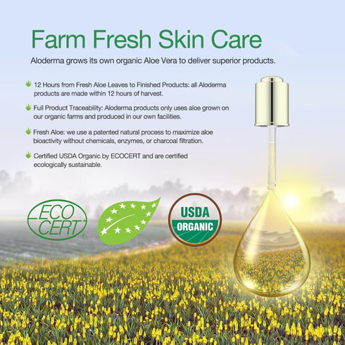 Aloderma Hydrating Sheet Face Masks with 87% Organic Aloe Vera - 5 Pack Moisturizing Masks with Hyaluronic Acid