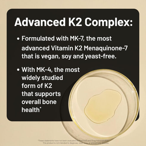K2 600mcg MK-7 100mcg MK-4 500mcg -90 Softgels[3-Month NatureWise Vitamin Supplement with & - Enhanced Bioavailable