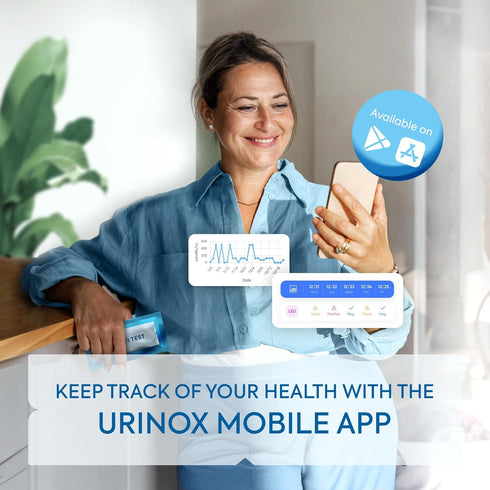 Urinary Tract Infection Urine Test Strips, UTI Test Strips for Women & Men, High Precision Testing at Home (6 Pack)
