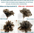 Feather Duster - Genuine Ostrich Feathers with Wooden Handle, Reusable Handheld Cleaning Supplies, Gray and Brown