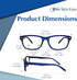 In Style Eyes Seymore Retro Bifocal Reading Glasses, Non-progressive Bifocal Readers for Women and Men, Clear Black