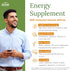 Noor Vitamins Energy+ Multivitamin for Men & Women; Halal Vitamin with 26 Vitamins & Minerals, Gelatin Free, 2 Month