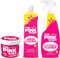 Stardrops - The Pink Stuff Miracle Cleaning Paste, Multi-Purpose Spray, and Cream Cleaner 3-Pack Bundle (1 Cleaner).