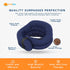 SunnyBay Microwave Heating Pad - Microwavable Heated Neck and Shoulder Wrap, Hands-Free Hot or Cool Pack, Navy