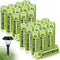 KINREECELL Rechargeable AA 600mAh Batteries, Ni-MH Double A Solar Batteries High Capacity 1.2V