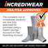 Incrediwear Wrist Sleeve – Wrist Brace for Women and Men, Helps with Inflammation, Grey, S/M